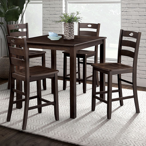 Lubbock 5 Pc. Counter Ht. Table Set - Marjories Furniture (Las Vegas, NV)