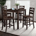 Lubbock 5 Pc. Counter Ht. Table Set - Marjories Furniture (Las Vegas, NV)
