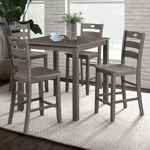 Lubbock 5 Pc. Counter Ht. Table Set - Marjories Furniture (Las Vegas, NV)