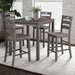 Lubbock 5 Pc. Counter Ht. Table Set - Marjories Furniture (Las Vegas, NV)