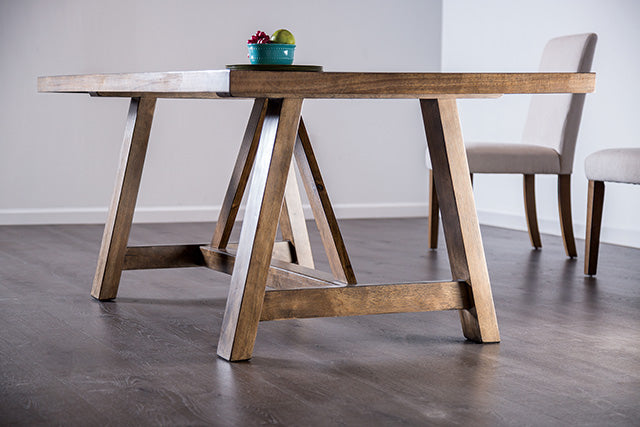 Losone Dining Table Set with Bench Rustic - Marjories Furniture (Las Vegas, NV)