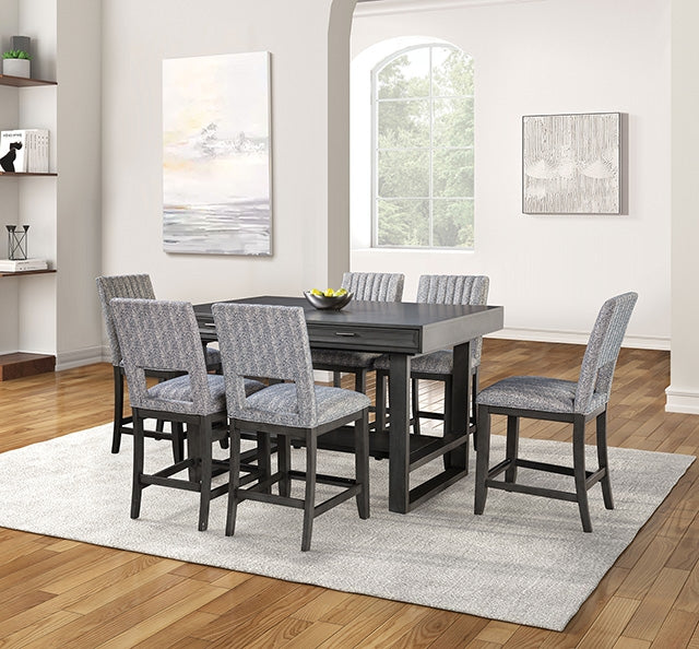 Potton 7 Pc Counter Ht Table Set - Marjories Furniture (Las Vegas, NV)