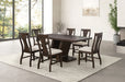 Holsworthy 7 Pc Dining Table Set - Marjories Furniture (Las Vegas, NV)