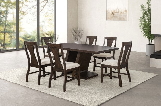 Holsworthy 7 Pc Dining Table Set - Marjories Furniture (Las Vegas, NV)