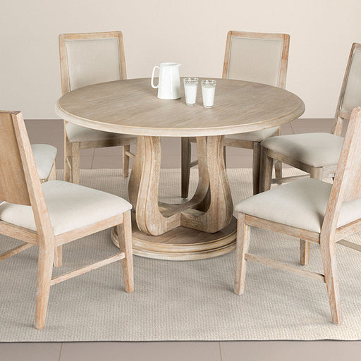 Orbetello 5 Pc Dining Table Set Natural - Marjories Furniture (Las Vegas, NV)