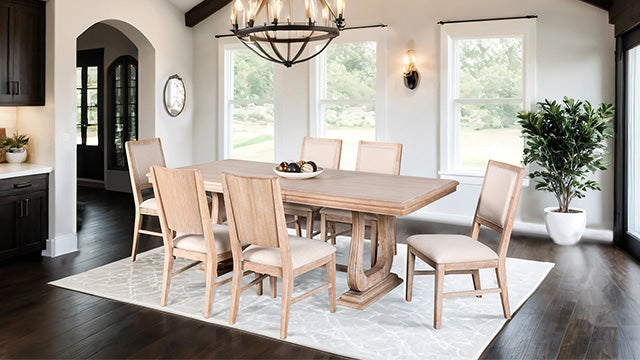 Orbetello 7 Pc Dining Table Set - Marjories Furniture (Las Vegas, NV)