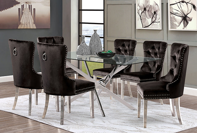 Silveria 7 Pc Dining Table Set - Marjories Furniture (Las Vegas, NV)