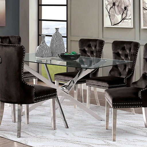Silveria 7 Pc Dining Table Set - Marjories Furniture (Las Vegas, NV)