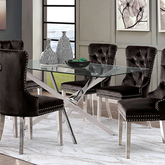 Silveria 7 Pc Dining Table Set - Marjories Furniture (Las Vegas, NV)