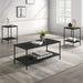 Pallas 3 Pc. Table Set Black - Marjories Furniture (Las Vegas, NV)