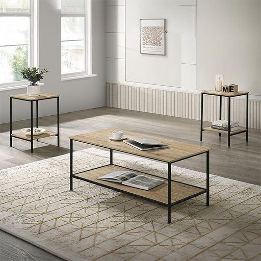 Pallas 3 Pc. Table Set Natural - Marjories Furniture (Las Vegas, NV)