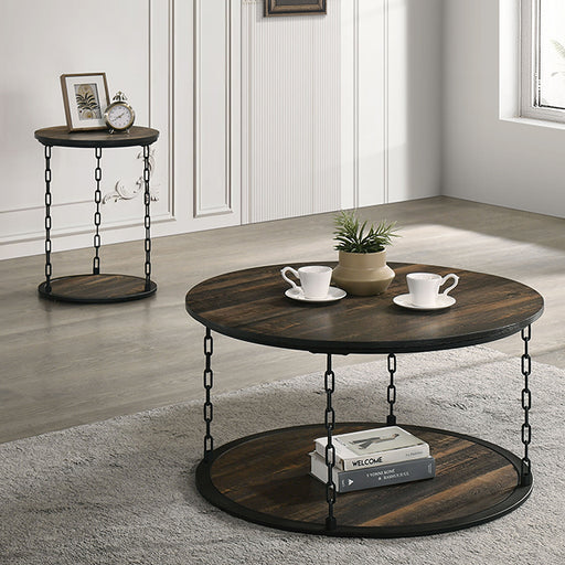 Ophira 3 Pc. Table Set Brown - Marjories Furniture (Las Vegas, NV)