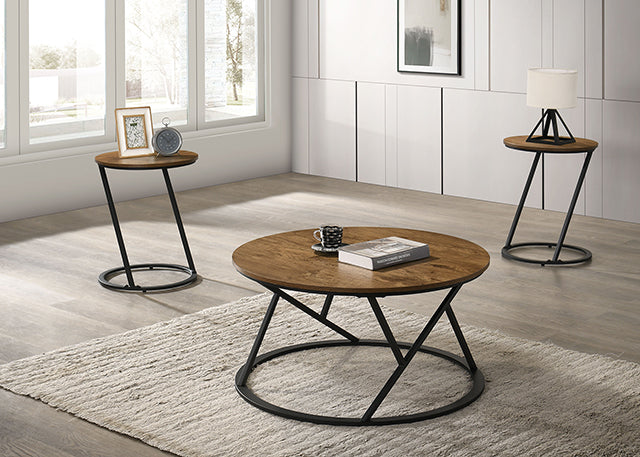 Ronde 3 Pc. Table Set Natural - Marjories Furniture (Las Vegas, NV)
