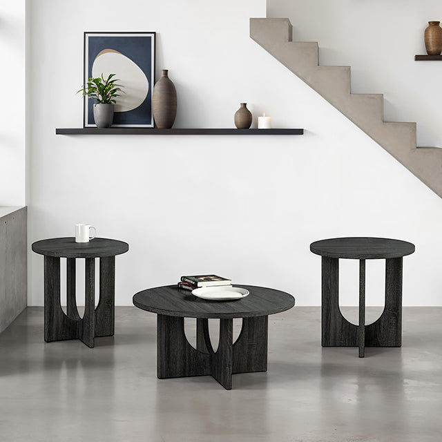 Holen 3 Pc. Table Set Gray - Marjories Furniture (Las Vegas, NV)