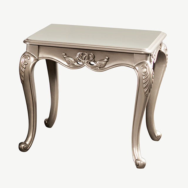 Albacete End Table Walnut & Campage - Marjories Furniture (Las Vegas, NV)