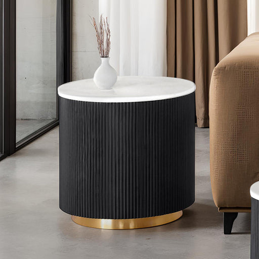 Virden Round End Table - Marjories Furniture (Las Vegas, NV)