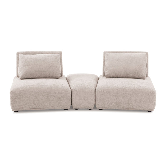 Stavanger Curved 2-Seater w/ Ot - Marjories Furniture (Las Vegas, NV)