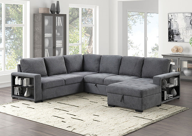 Stockwell Sleeper Sofa Sectional - Marjories Furniture (Las Vegas, NV)