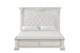 Promenade E.King & Queen Bed Brown & White - Marjories Furniture (Las Vegas, NV)