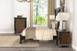 Promenade E.King & Queen Bed Brown & White - Marjories Furniture (Las Vegas, NV)