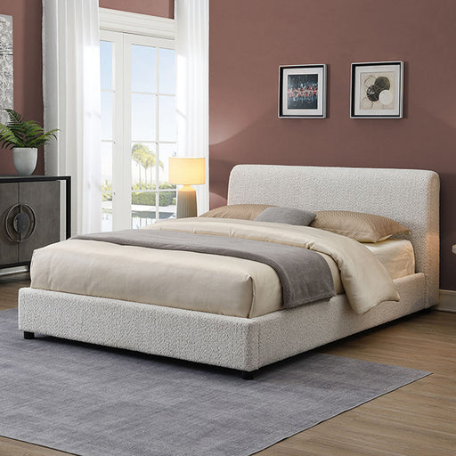 Vertham E.King, Full, & Queen Bed White & Black - Marjories Furniture (Las Vegas, NV)