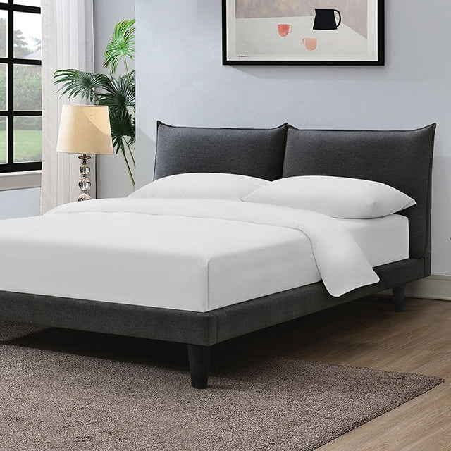 Verwood Bed Gray & Light Gray - Marjories Furniture (Las Vegas, NV)