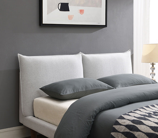 Verwood Bed Gray & Light Gray - Marjories Furniture (Las Vegas, NV)