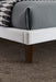 Verwood Bed Gray & Light Gray - Marjories Furniture (Las Vegas, NV)