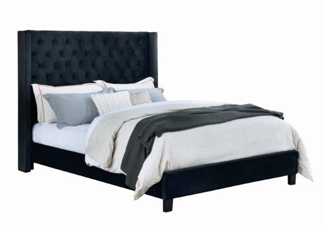 Ryleigh Bed Black, Grey, & Navy - Marjories Furniture (Las Vegas, NV)