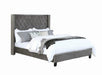 Ryleigh Bed Black, Grey, & Navy - Marjories Furniture (Las Vegas, NV)