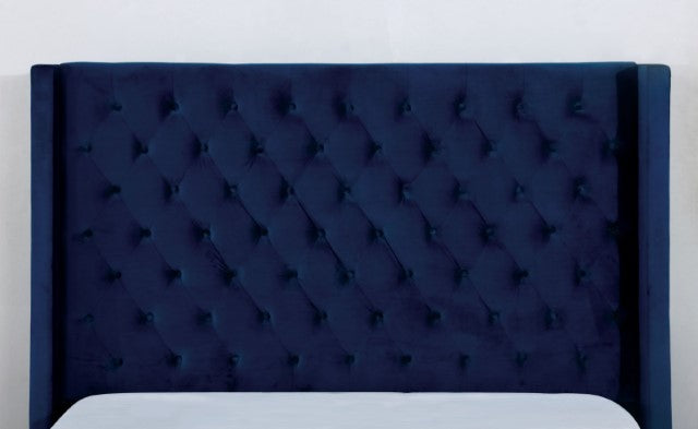 Ryleigh Bed Black, Grey, & Navy - Marjories Furniture (Las Vegas, NV)
