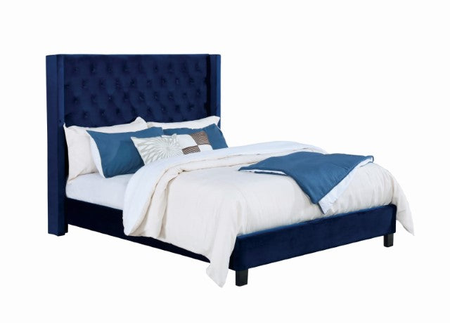 Ryleigh Bed Black, Grey, & Navy - Marjories Furniture (Las Vegas, NV)