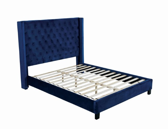 Ryleigh Bed Black, Grey, & Navy - Marjories Furniture (Las Vegas, NV)