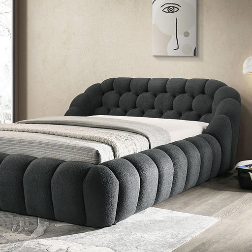 Newquay Bed Black, White, & Gray - Marjories Furniture (Las Vegas, NV)
