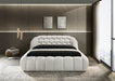 Newquay E.King & Queen Bed White, Grey, & Black - Marjories Furniture (Las Vegas, NV)
