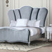 Melodi Parc E.King & Queen Bed Black & Silver - Marjories Furniture (Las Vegas, NV)