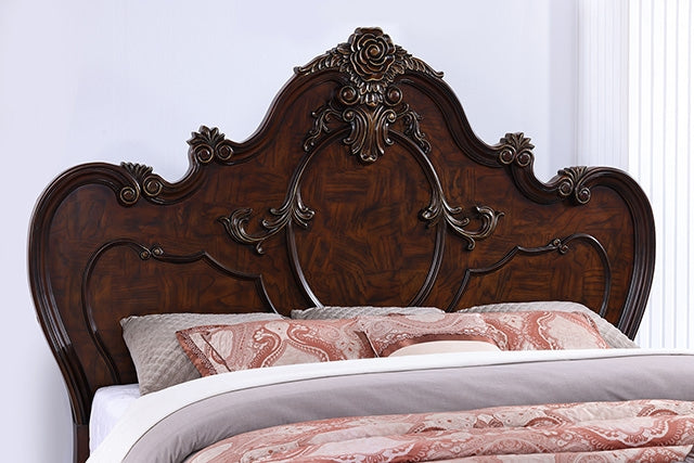 Roselli Bed Chrome & White - Marjories Furniture (Las Vegas, NV)