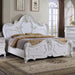 Roselli Bed Chrome & White - Marjories Furniture (Las Vegas, NV)