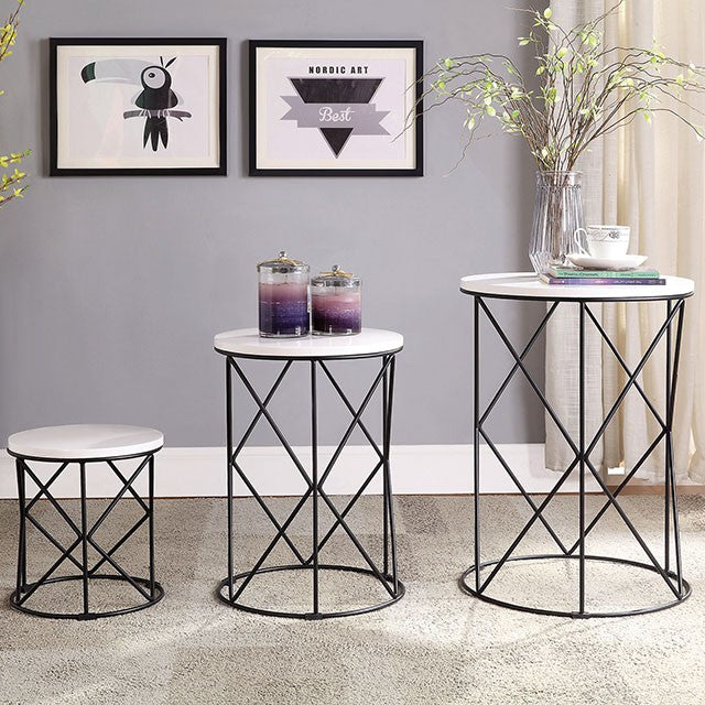 Madyson 3 Pc. Nesting Table - Marjories Furniture (Las Vegas, NV)