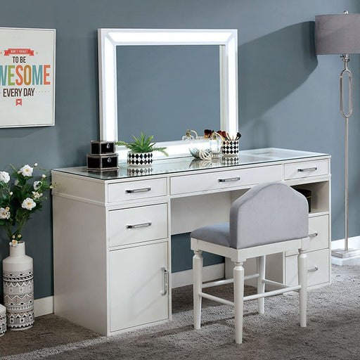 Vickie Vanity Set - Marjories Furniture (Las Vegas, NV)