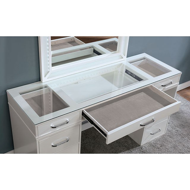 Vickie Vanity Set - Marjories Furniture (Las Vegas, NV)