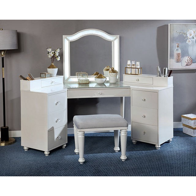 Tracie Vanity Set - Marjories Furniture (Las Vegas, NV)