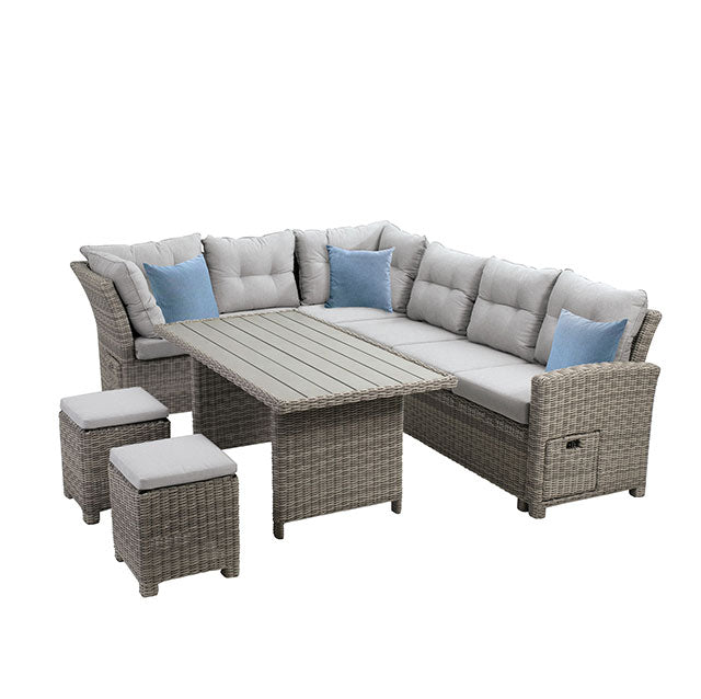 Malia Patio Dining Table - Marjories Furniture (Las Vegas, NV)