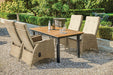 Mackay Patio Dining Table - Marjories Furniture (Las Vegas, NV)