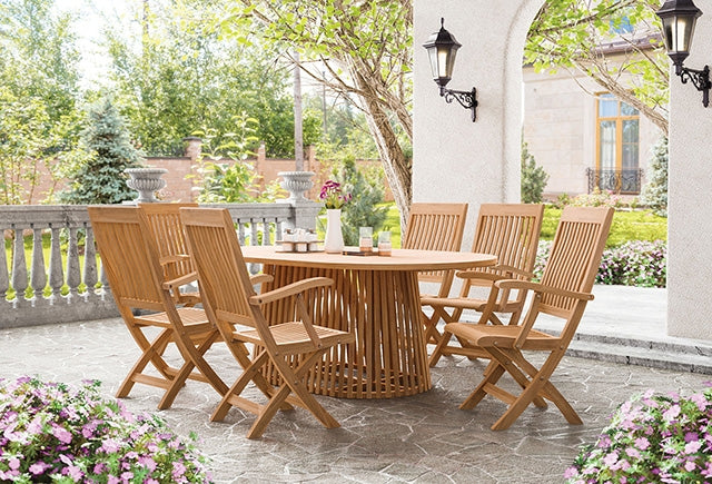 Lovina Oval Dining Table - Marjories Furniture (Las Vegas, NV)