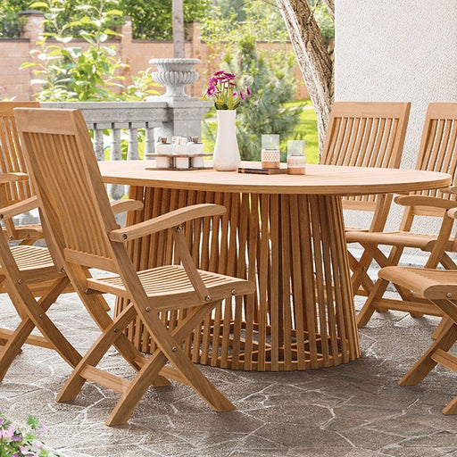 Lovina Oval Dining Table - Marjories Furniture (Las Vegas, NV)