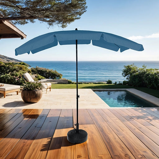 Sleek Rectangular Tilting Umbrella - Marjories Furniture (Las Vegas, NV)