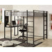 Sherman Silver/Gun Metal Full Bed w/ Workstation - Marjories Furniture (Las Vegas, NV)