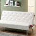 Farel Futon Sofa Red & White - Marjories Furniture (Las Vegas, NV)