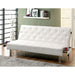 Farel Futon Sofa Red & White - Marjories Furniture (Las Vegas, NV)
